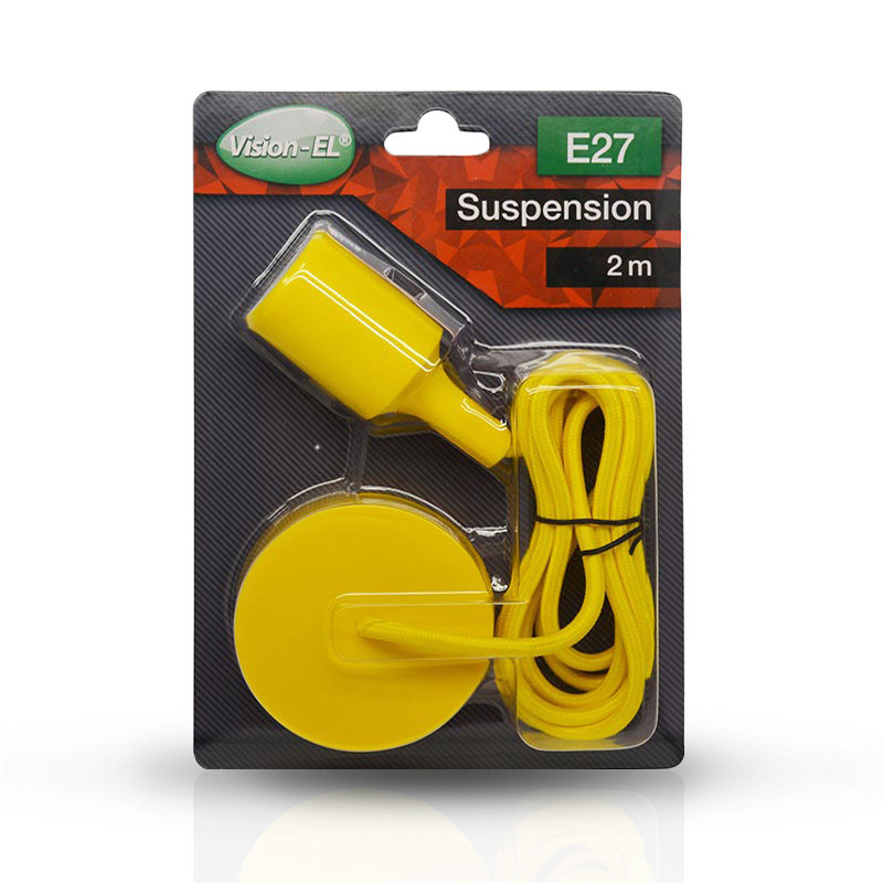 suspension-douille-silicone-e27-jaune-cC3A2ble-2m